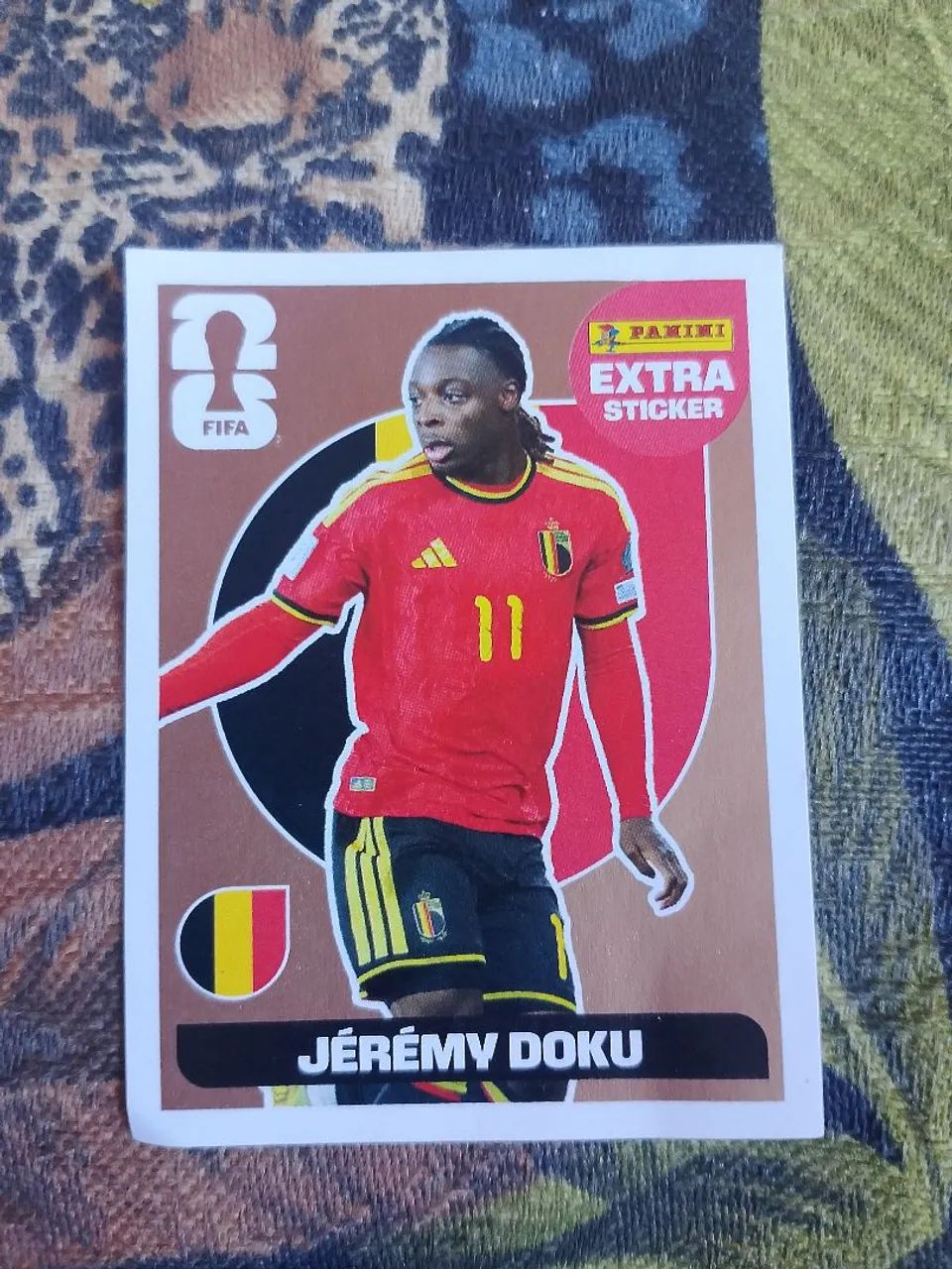 Figurinha extra legend  Jeremy doku