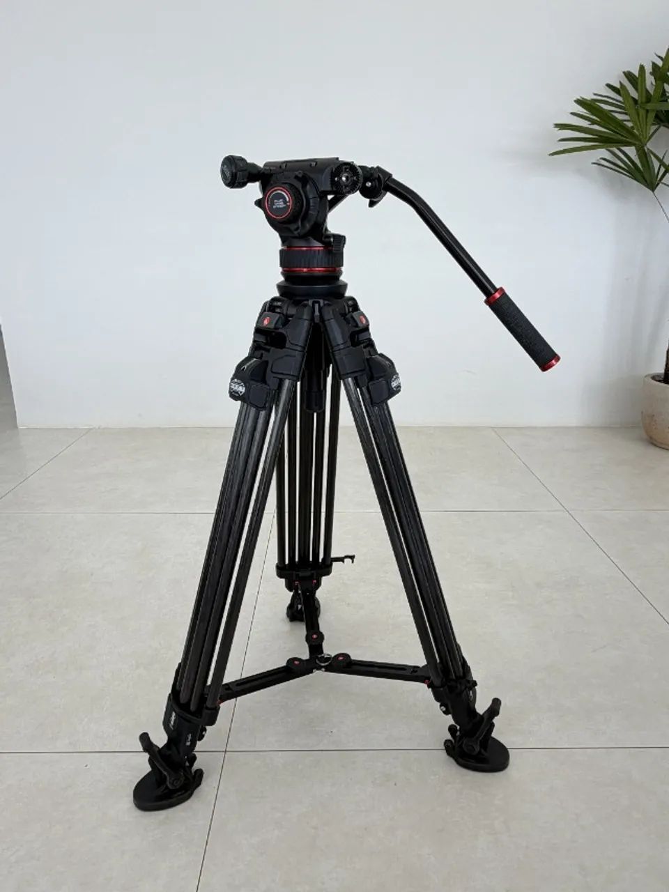 Tripe Manfrotto Com Cabeça Fluida Nitrotech 612 (mvh612ah