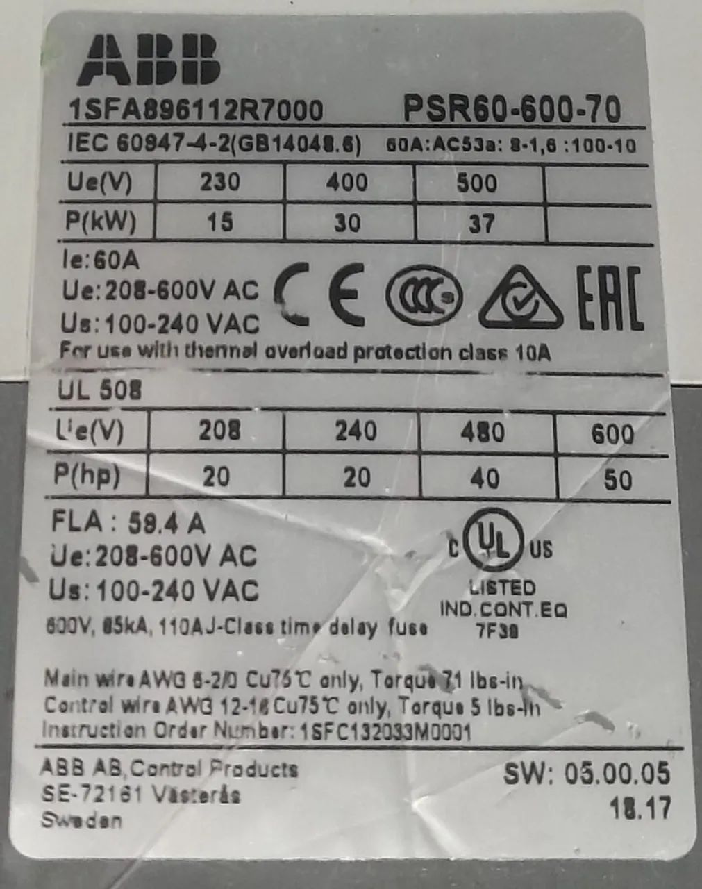 Softstarter ABB - Foto 2