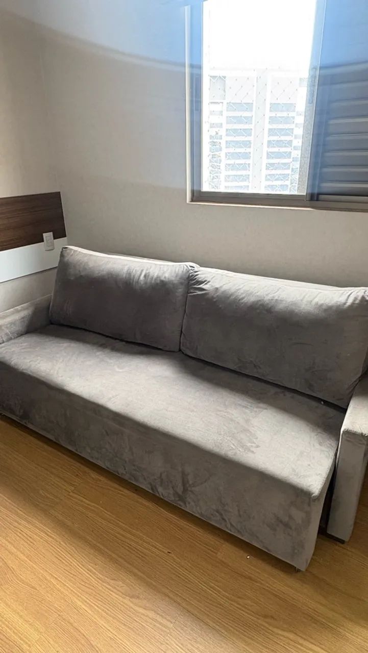 SOFA-CAMA EM ESTADO DE NOVO!  - Foto 2