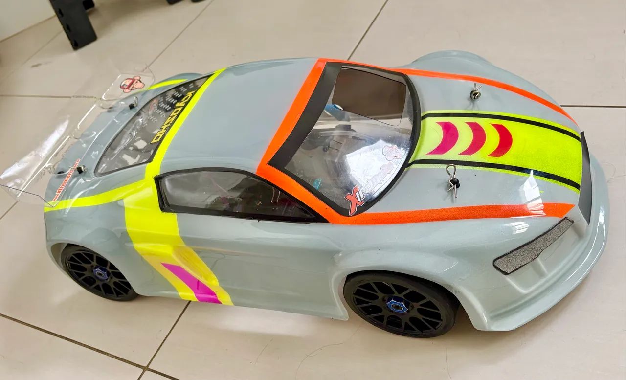 Automodelo 1/8 combustão  Kyosho GT2 seminovo revisado  - Foto 2