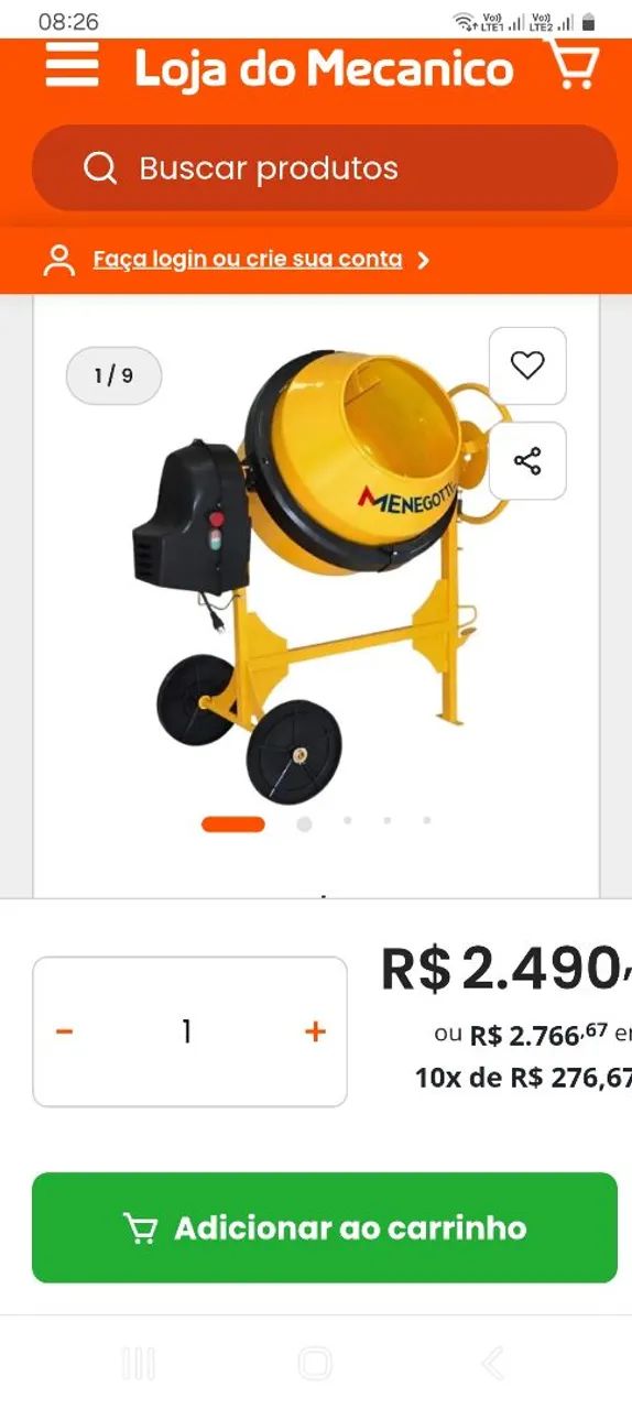 Betoneira 150lts