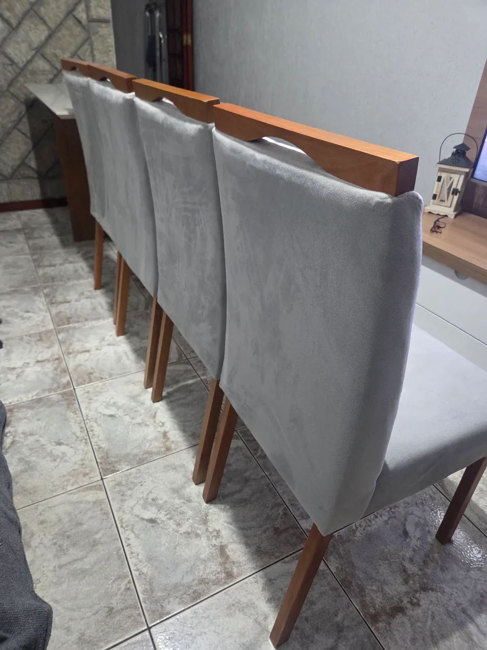 Mesa Retangula e cadeiras 1.20x90 otimo estado - Foto 4