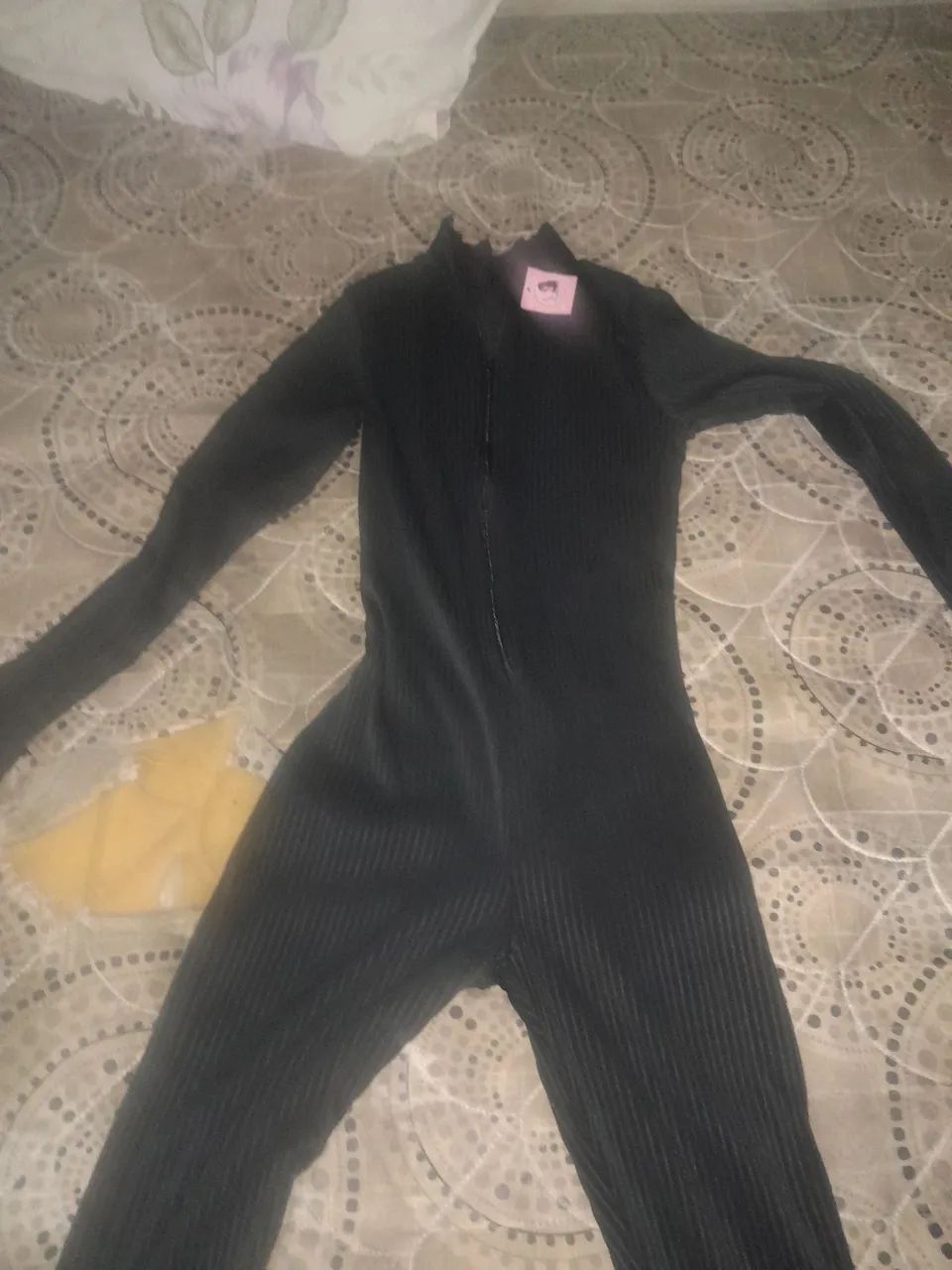 Macacão preto comprido