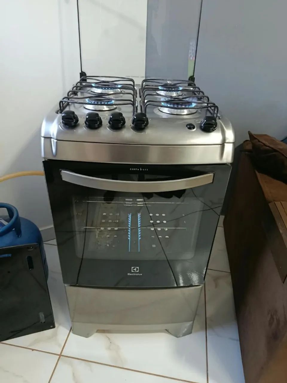 Fogão Electrolux acendimento automático funciona perfeitamente  - Foto 4