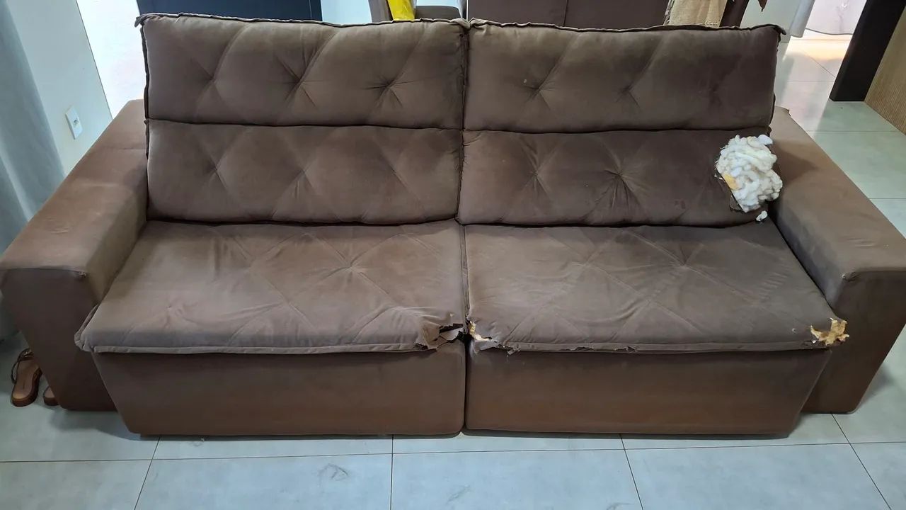 Sofá retrátil usado  - Foto 3