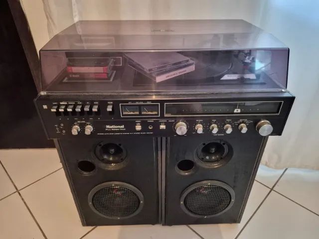 Aparelho de Som Vintage 3x1 National SS-7070A - Clássico