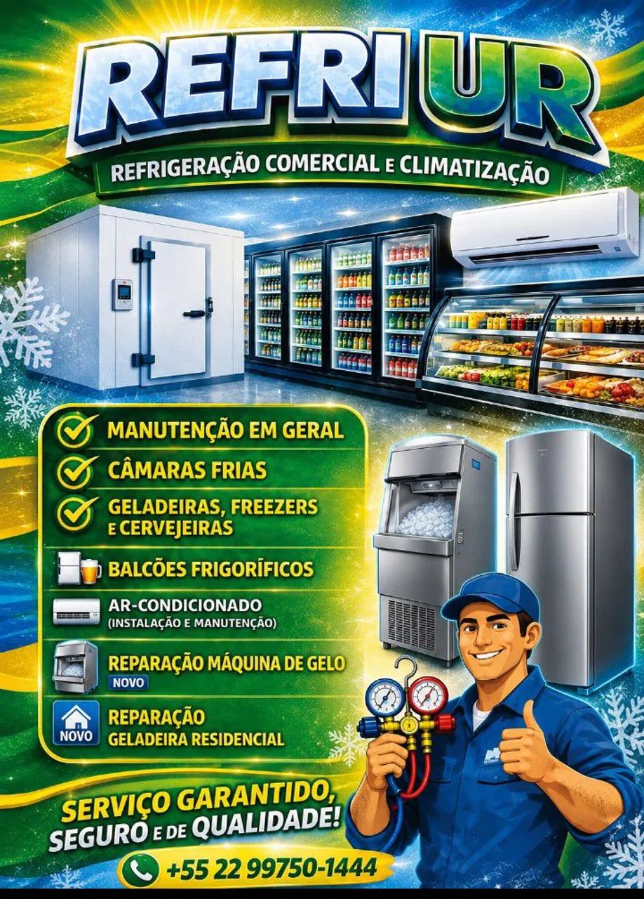 Conserto de geladeira refrigeraçao comercial 