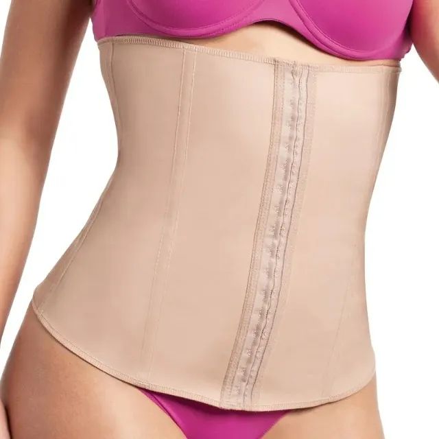 Cinta Modeladora Feminina Emborrachada Cotton tamanho EG/XL/MG - Foto 2