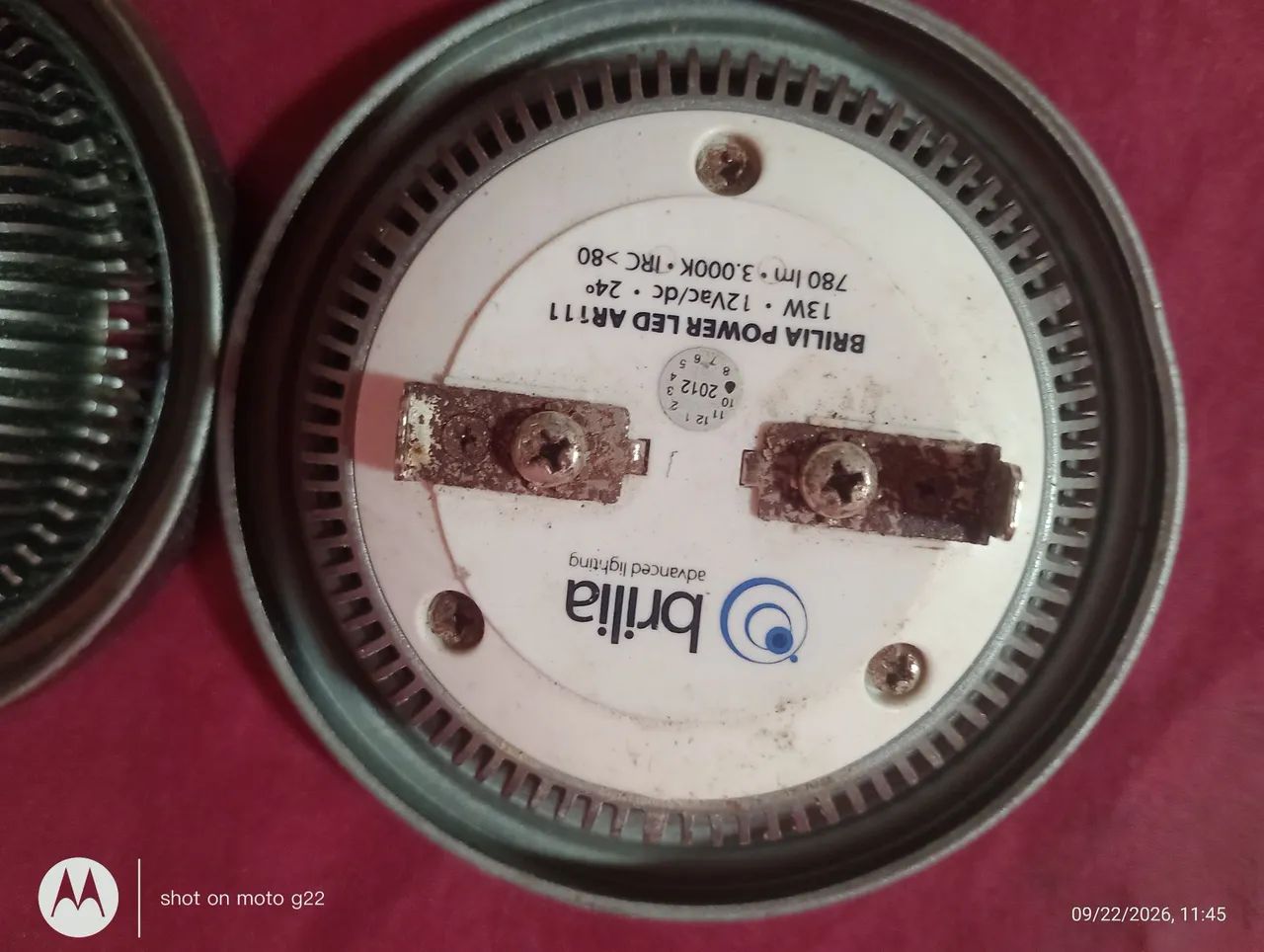 ( 4 ) Lâmpadas De Led 12v Redonda  - Foto 2