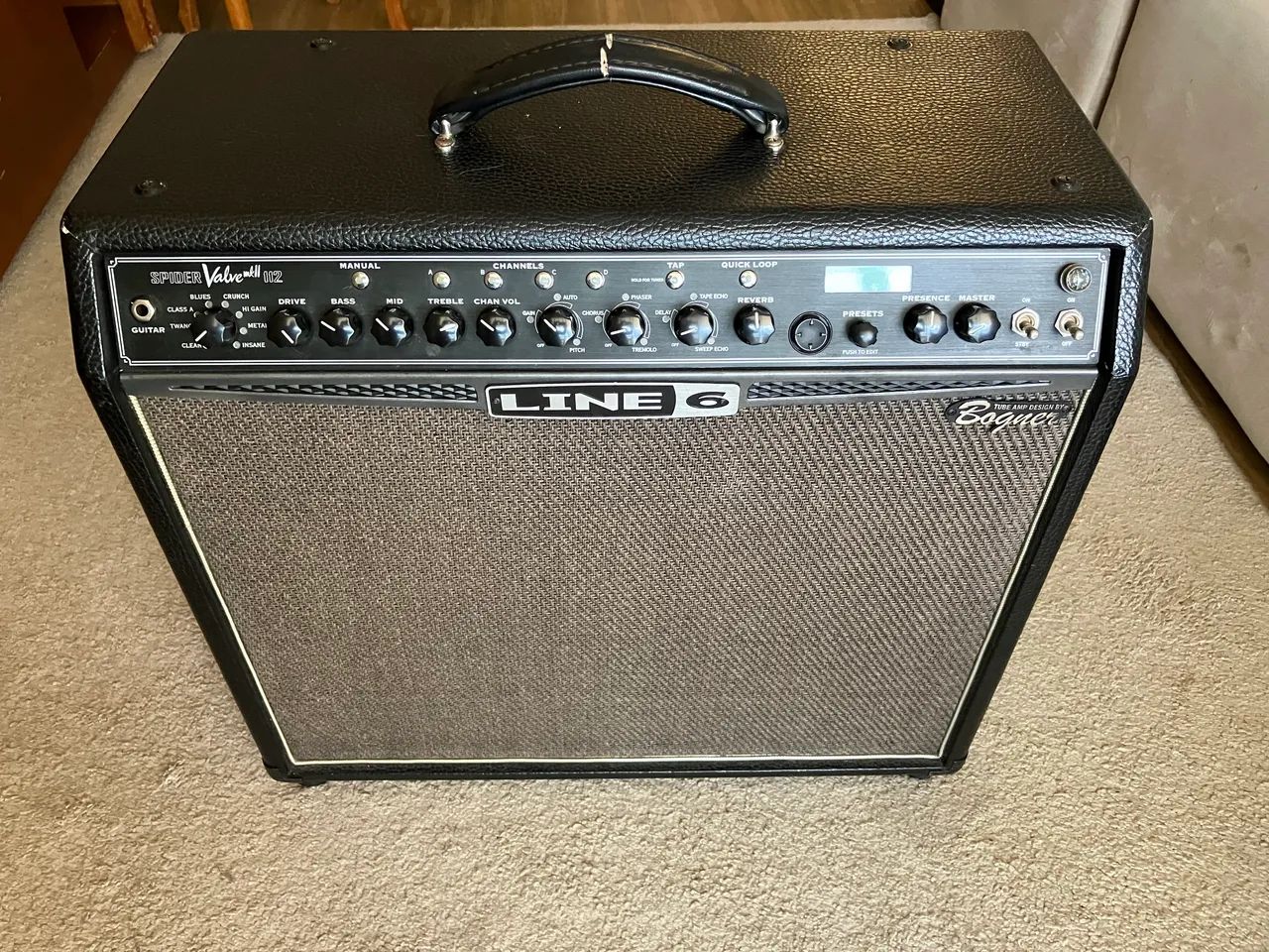 Amplificador Valvulado Spider Bogner Valve