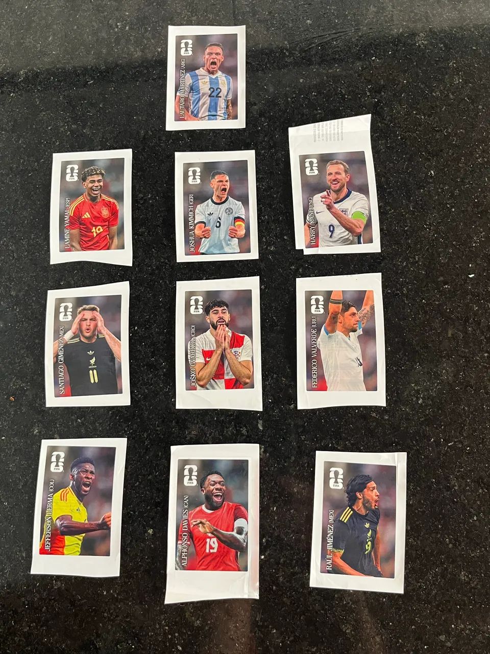 Figurinhas avulsas da coca cola Copa 2026