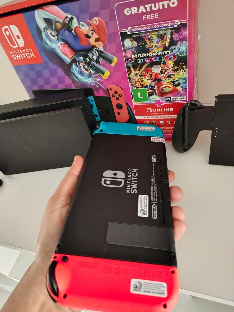 Nintendo switch desbloqueado com GARANTIA  - Foto 3