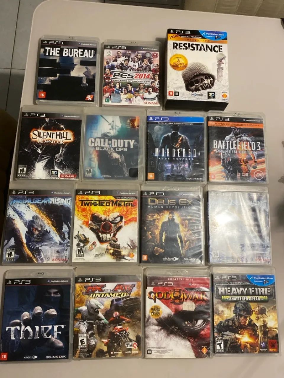 Lote de jogos PS3 