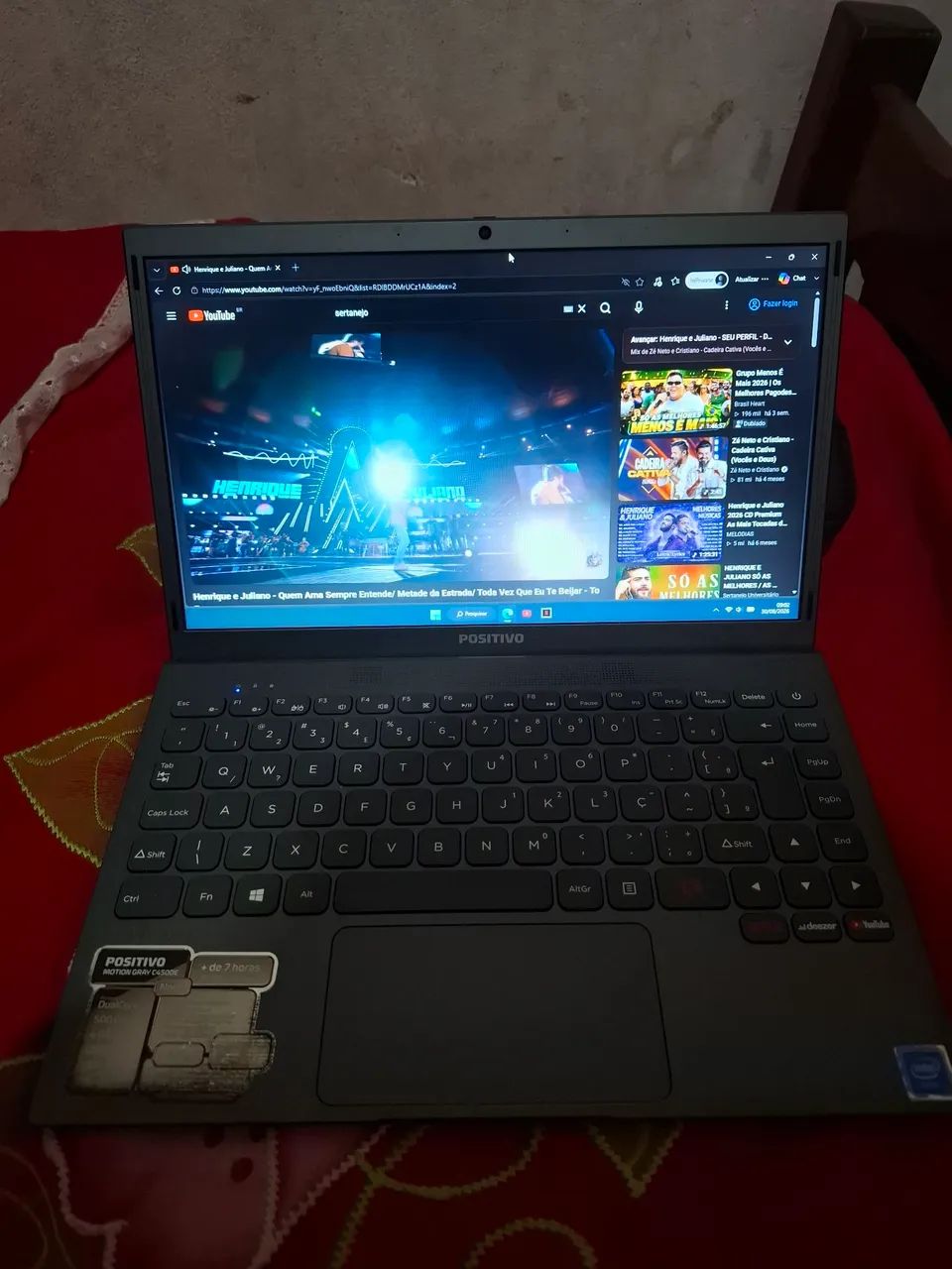 Notebook positivo 