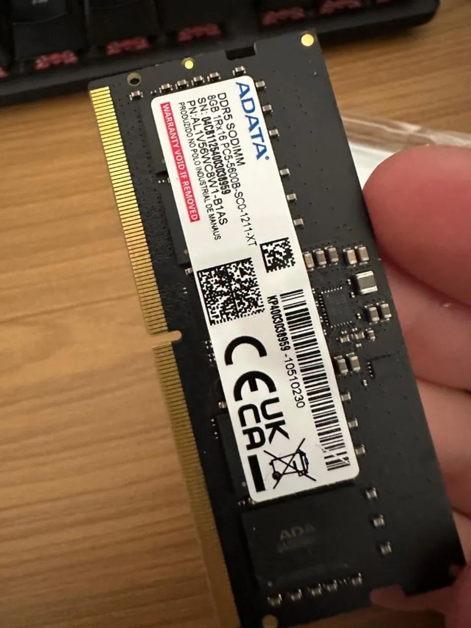 Memoria Ram 8GB 5600mhz notebook - Foto 2