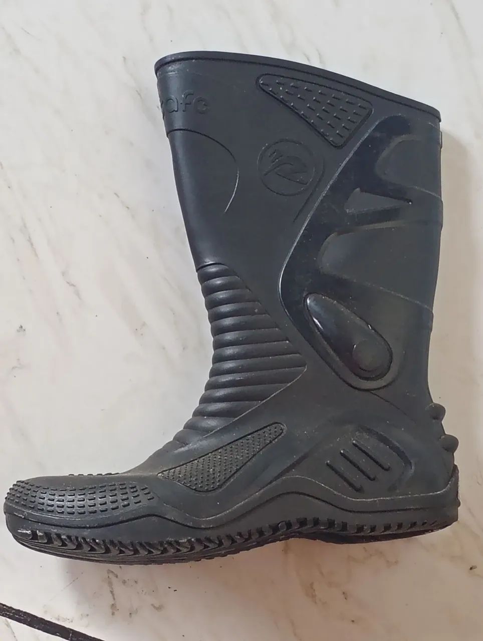 Bota cano longo de chuva  - Foto 3