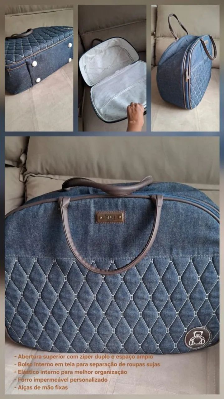 Kit Mala + Bolsa Maternidade - Hug  - Foto 2