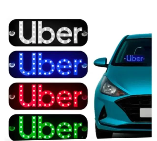 Placa LED Uber - Várias Cores - Foto 2
