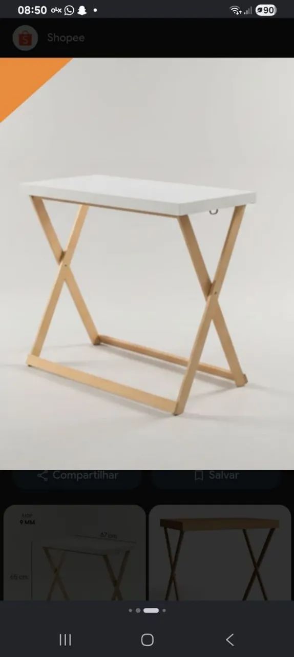 Mesa cavalete 