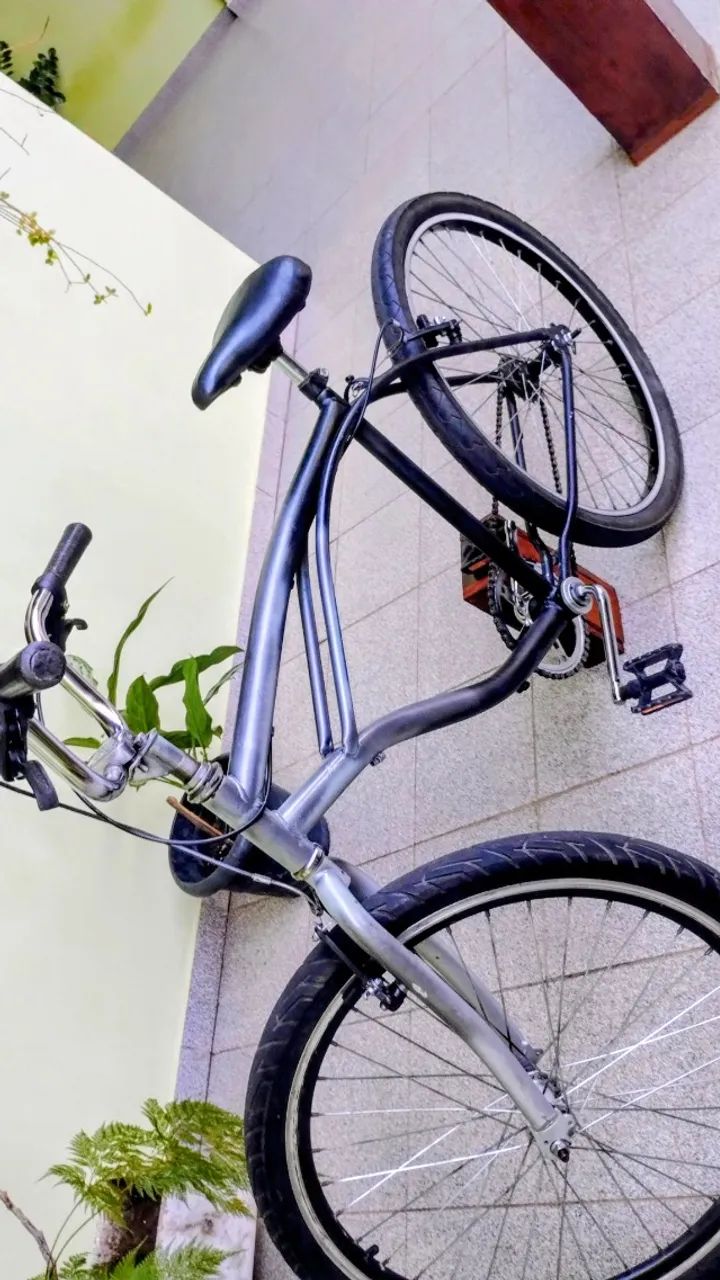 Bicicleta aro 26 caiçara/reformada  - Foto 4