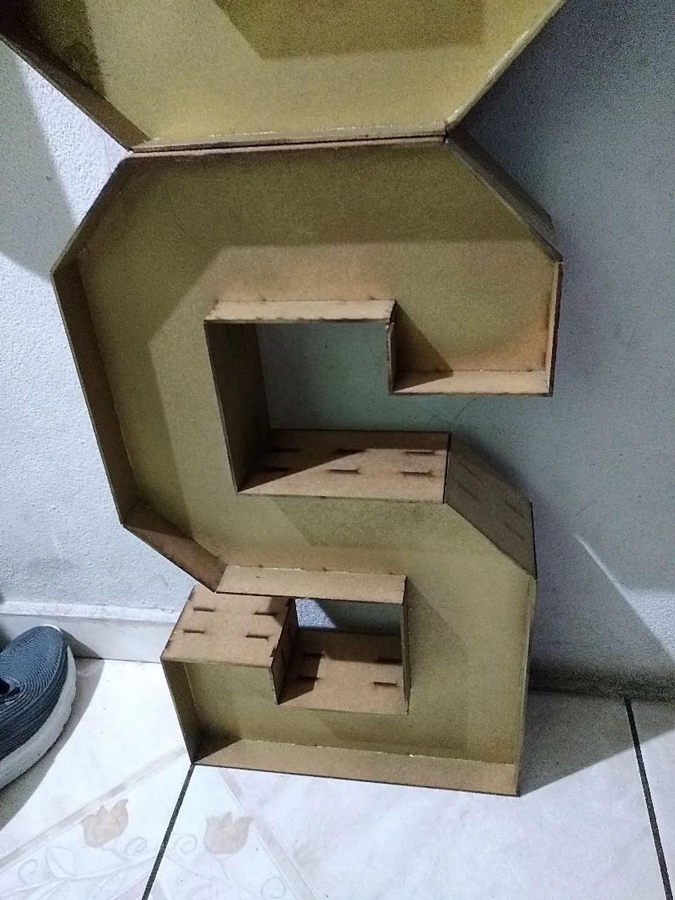Caixa numérica 3d número 6 e 2  venda rápida - Foto 3