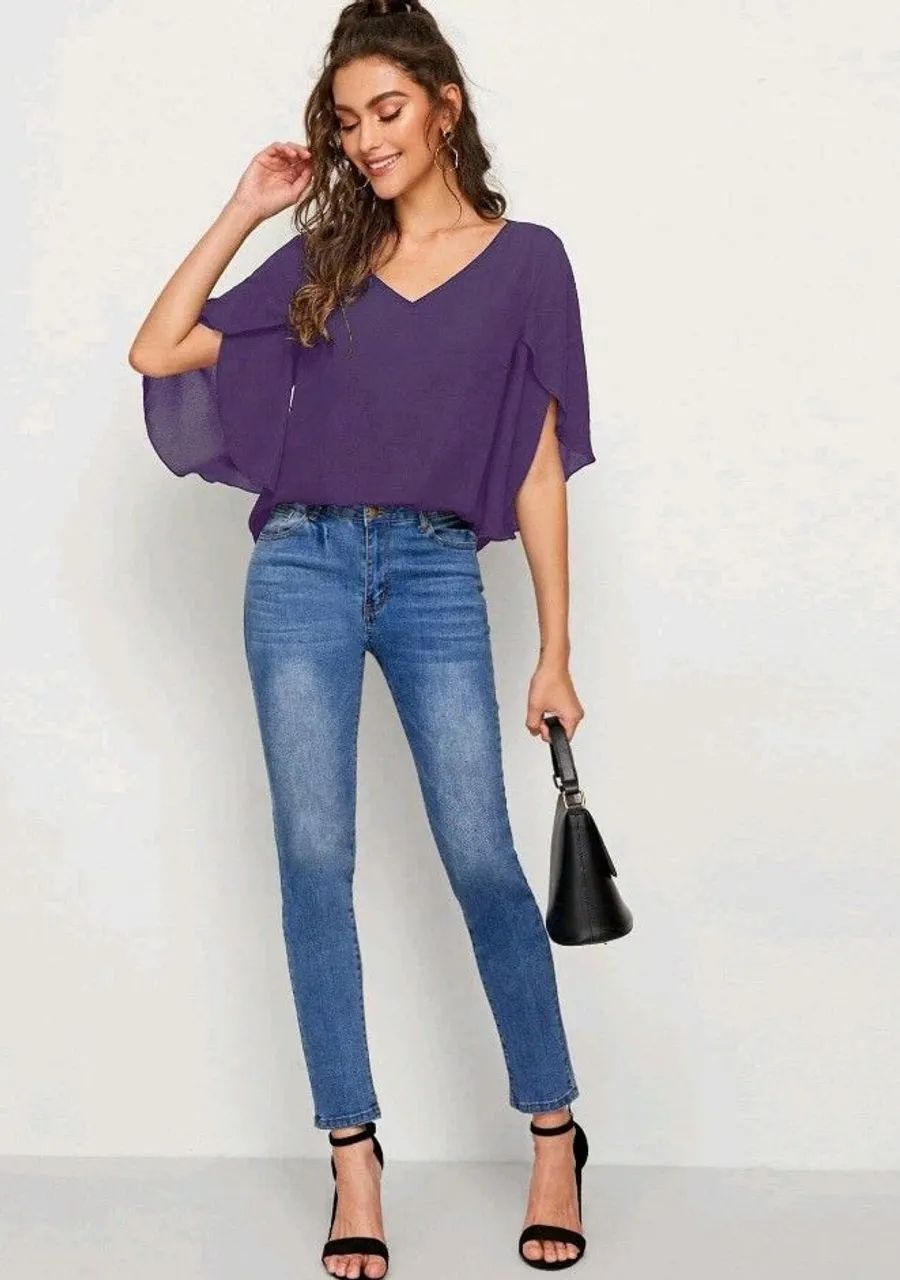 Blusa Feminina Elegante - Foto 2
