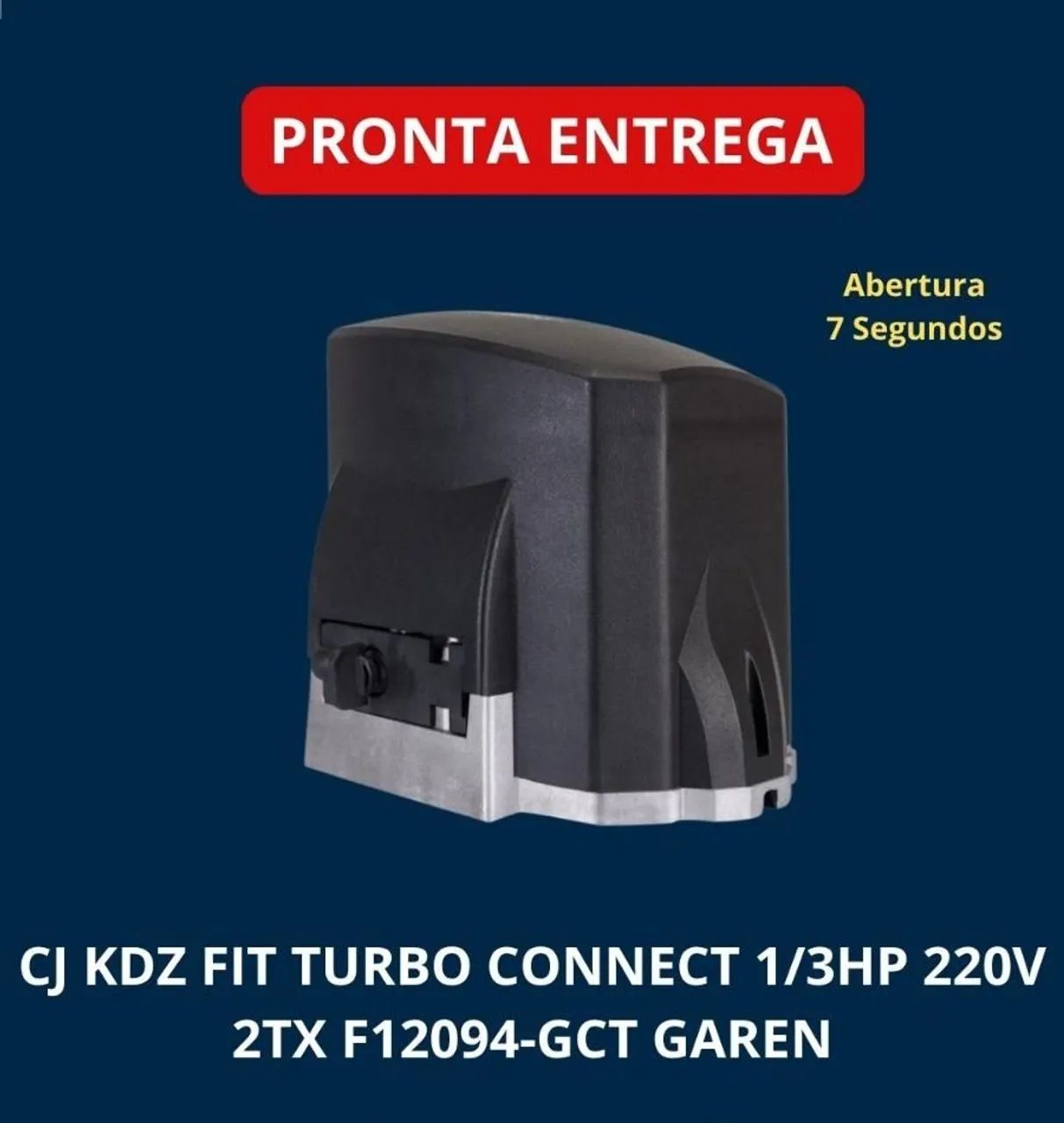 Vende-se motor deslizante marca garem. 