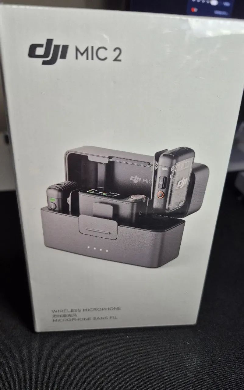 Microfone DJI Mic 2 - Lacrado com selo ANATEL