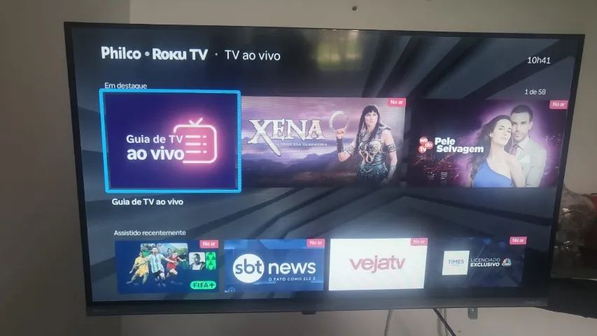 Tv Led Philco Roku Tv 32 polegadas com Dolby Audio (pouco usada) - Foto 3
