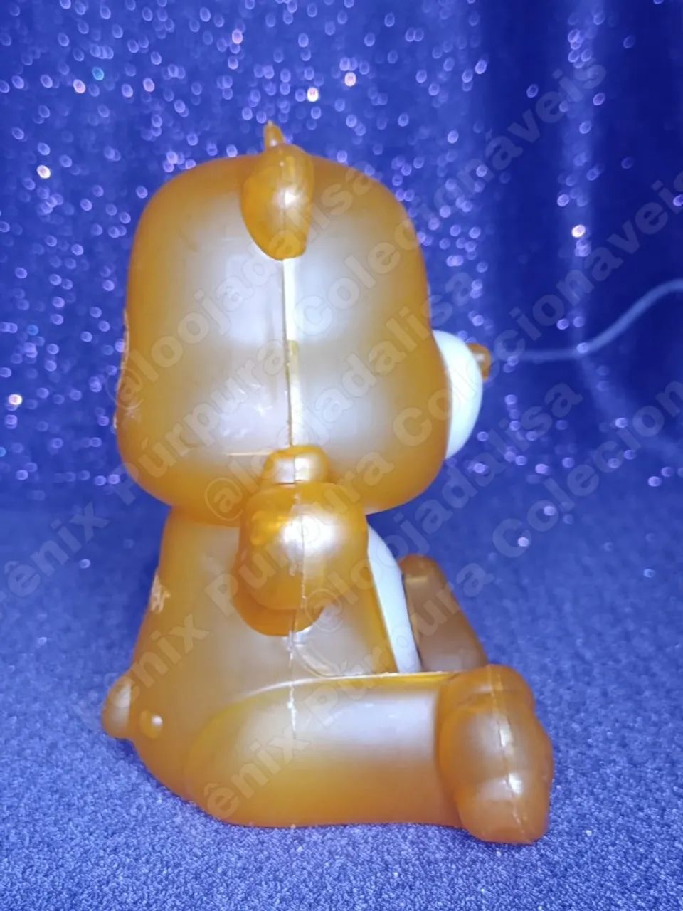 Luminária Ursinhos Carinhosos Giraffas Laranja Doces ou Gostosuras Original Lacrado - Foto 3