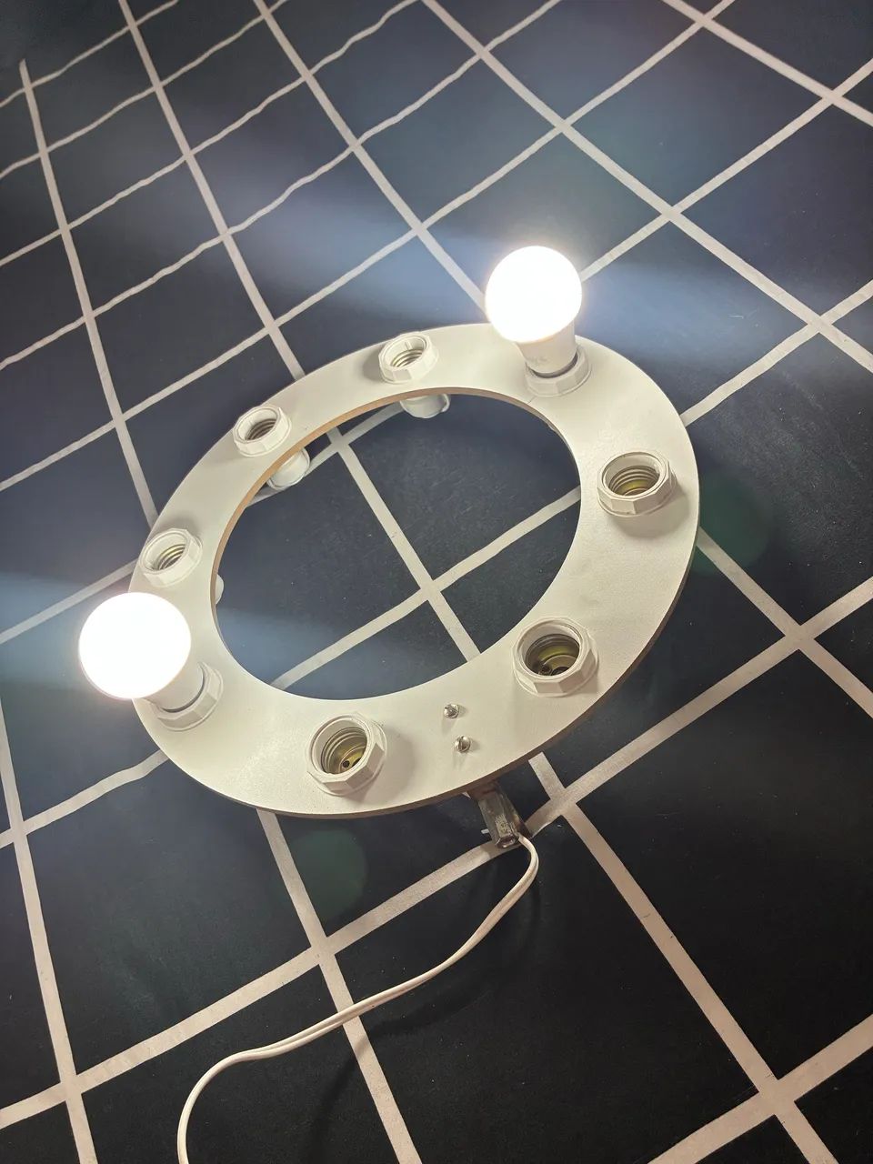 Ring light de lampada - Foto 2