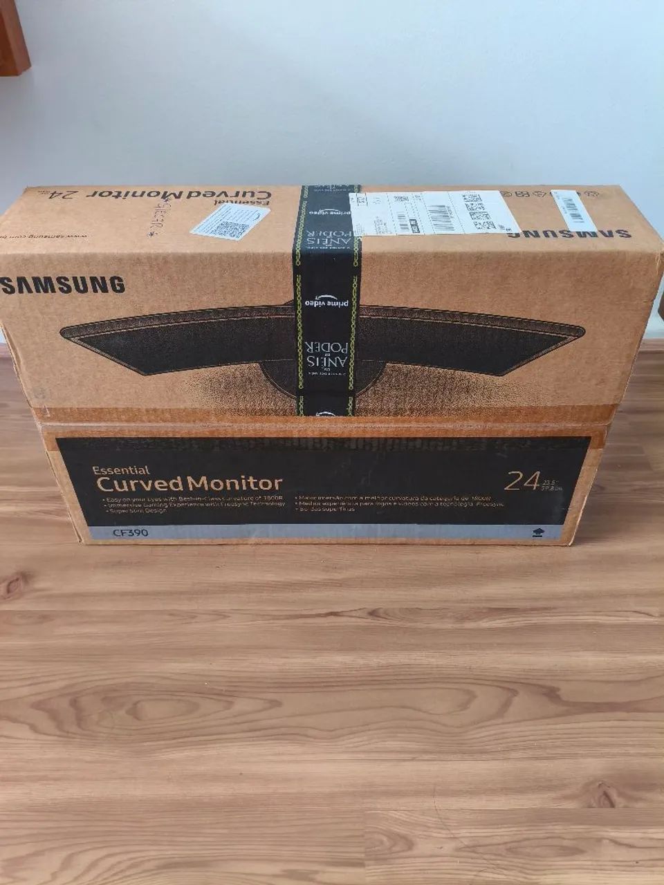 Monitor Samsung CF390 de 24 polegadas curvo Full HD