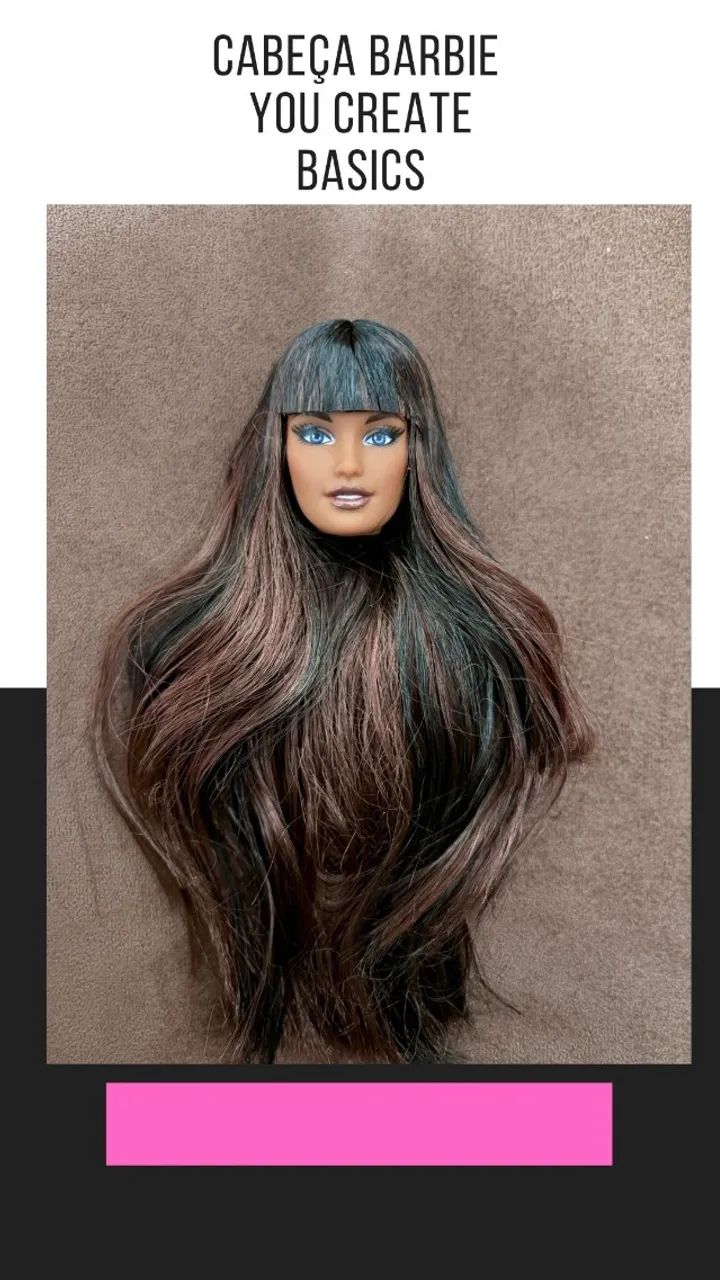 CABEÇA BARBIE YOU CREATE BASICS