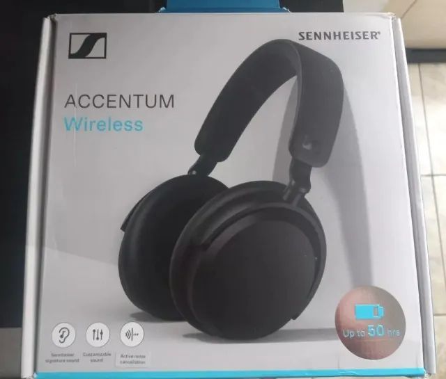 Fone Sennheiser Accentum Wireless + Case de transporte