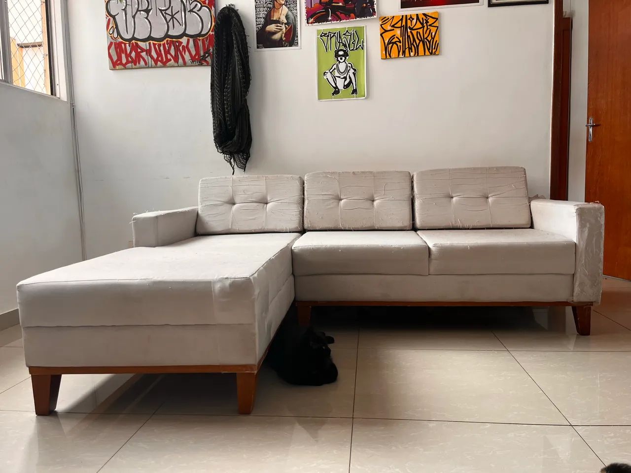 Sofá com chaise - Foto 4