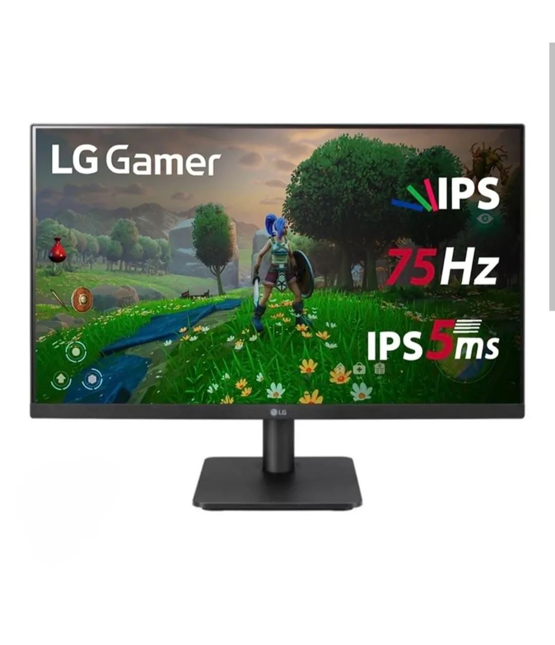 Monitor Gamer LG 27 Polegadas Full HD Free Sync 75 Hz Modelo 27MP400 Semi Novo - Foto 5