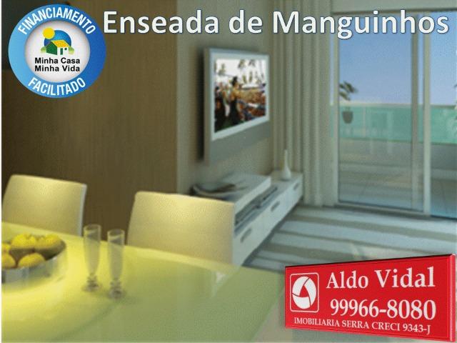 ARV36- Apartamento 2 quartos com suíte e varanda, Manguinhos Serra. - Foto 5