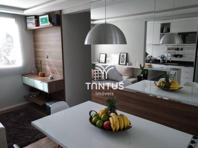 Apartamento com 2 dormitórios à venda, 50 m² por r$ 240.000 - pinheirinho - curitiba/pr - Foto 4