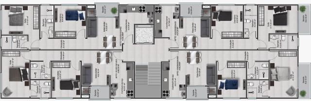 Floripa#Apartamento 2 dorms,1 suíte, prédio com elevador!48 99675-8946 - Foto 10