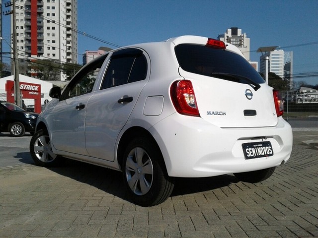 NISSAN NEW MARCH MARCHS 1.0 12V FXC.4P077HP BRANCO 2016/2016