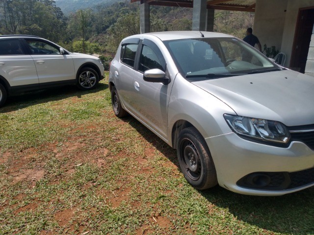 RENAULT SANDERO 1,6 EXPRESSION 2018 PRATA COMPLETO START STOP