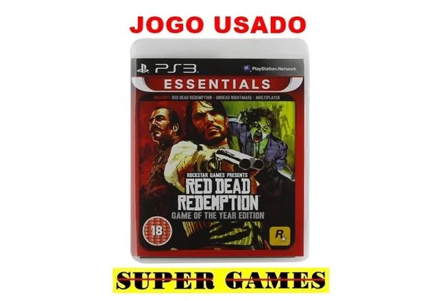 Red Dead Redemption Game Of The Year Ps3 - Mídia Física