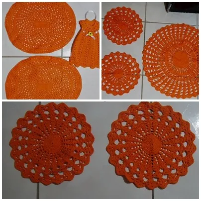 Jogo de cozinha croche  +76 anúncios na OLX Brasil