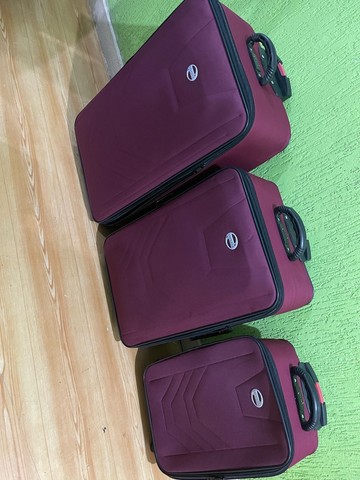 Kit malas de viagem P/M/G 3 peças - Foto 3