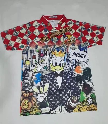 Camiseta Mandrake Pato Donald Ostentação Favela Dry