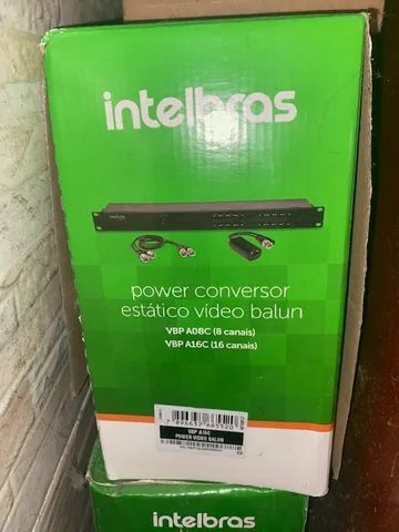 Power Balun 16 Canais Full Hd C/aliment Vbp A16C Intelbras + Cabos Rabicho vídeo - ZERADO - Foto 4
