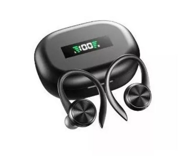 Emfalta!!Fone De Ouvido Bluetooth Estéreo Esportivo Tws R200 Gancho Resistente a Suor - Foto 3