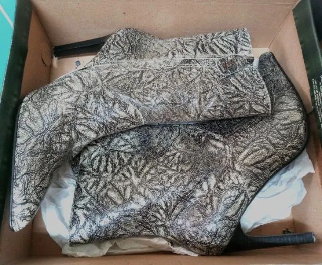 Bota Shultz Original-Nova- Cano Médio couro Python 64628723539713121