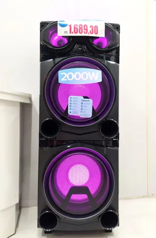 Caixa de Som Philips Party Speaker - Nova, com um ano de garantia de fábrica em até 12